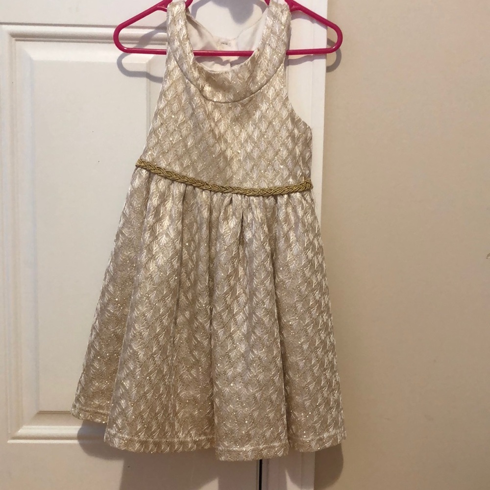 Gold sparkly dress